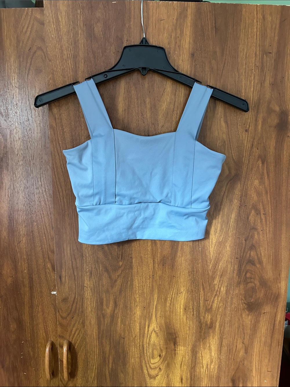 Light Blue Women's Crop Tank Top or sport bra